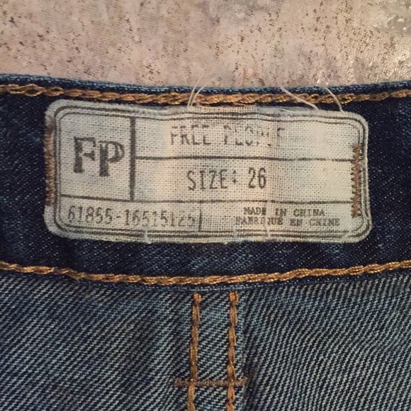 Free People Embroidery Distressed Cutoff Shorts - Picture 8 of 8